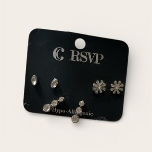 RSVP Hypo-Allergenic Silver Earring Collection